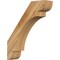 Ekena Millwork 6"W x 24"D x 28"H Olympic Rough Sawn Knee Brace, Western Red Cedar BRC06X24X28OLY00RWR - alternate 1